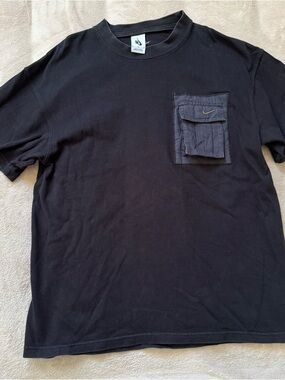 Nike x Travis Scott Cactus Jack Pocket Black T-Shirt Size Men's Medium